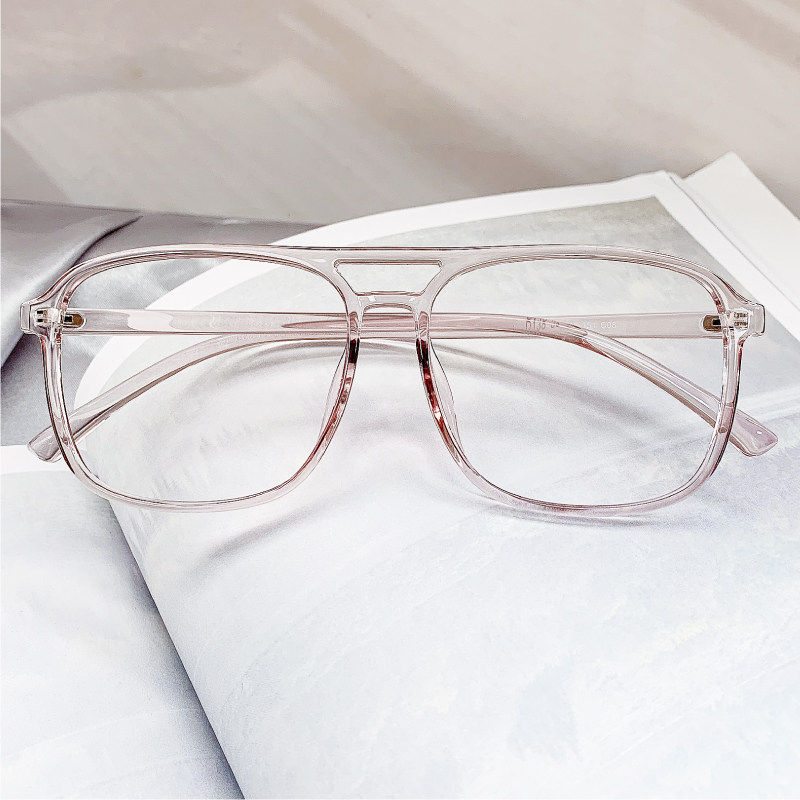 Xiaohongshu TR myopia glasses with degree anti-radiation anti-blue light Korean version thin face net red model flat light large frame female