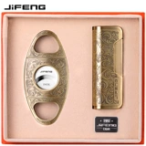 Острые ветрозащитные ножницы из нержавеющей стали, зажигалка, набор инструментов