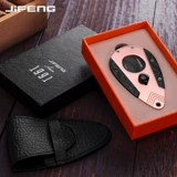 Джифенг муссонный сигар резка из нержавеющей стали резкий двойной окрасный нож с ножом с ножом с ножом.