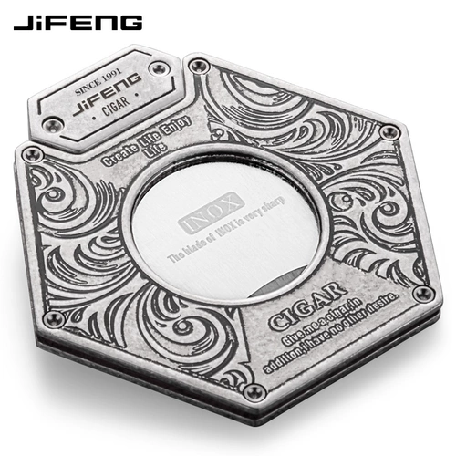 Monsoon Monsoon Cut Cut Cigar Blade Blade Sharp Blade Portable Retro Gift Box, чтобы курить сигарет.