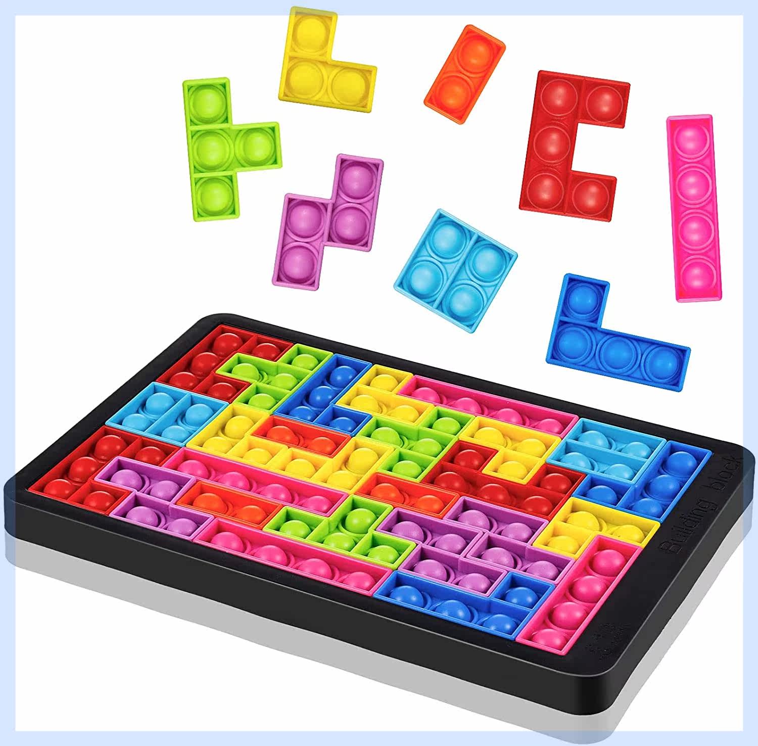 Elibeauté Puzzle Pop Fidget Toys Push Bübble Fidget Sensory