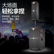 American Manlong outdoor audio double 12-inch three-frequency high-power professional line array performance K song square speaker