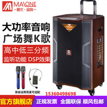 American Manlong audio 18-inch outdoor sound network Red live three-frequency high-power Square dance lever speaker