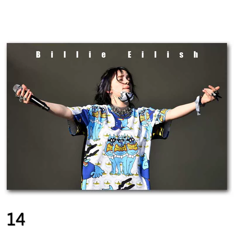 Постер Billie Eilish на Bilibili