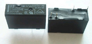 F3AA024E 24VDC 5A Fujitsu relay four pin normally open type Fujitsu original new
