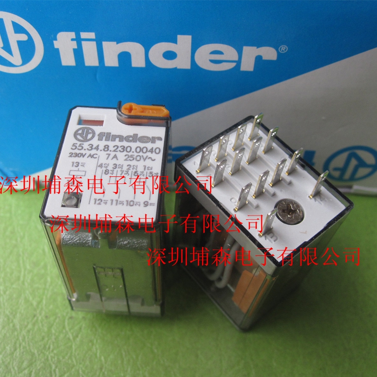 55 55 34 8230 8230 0040 0040 230VAC brand-new Finder relay two-way conversion 14 feet 7A 250v-Taobao