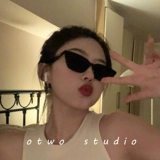 Ретро солнцезащитные очки в стиле хип-хоп, кошачий глаз, европейский стиль, коллекция 2023, изысканный стиль, популярно в интернете