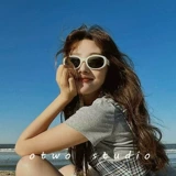 Белые солнцезащитные очки для путешествий в стиле хип-хоп, премиум класс, защита от ультрафиолета