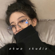 Plain face tb same glasses myopia female can be equipped with degree Korean version of tide Net red eye frame anti-radiation anti-blue eye protection