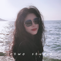 Big frame square summer sunglasses female ins Net red street photo senior sense big face thin 2021 new sun glasses