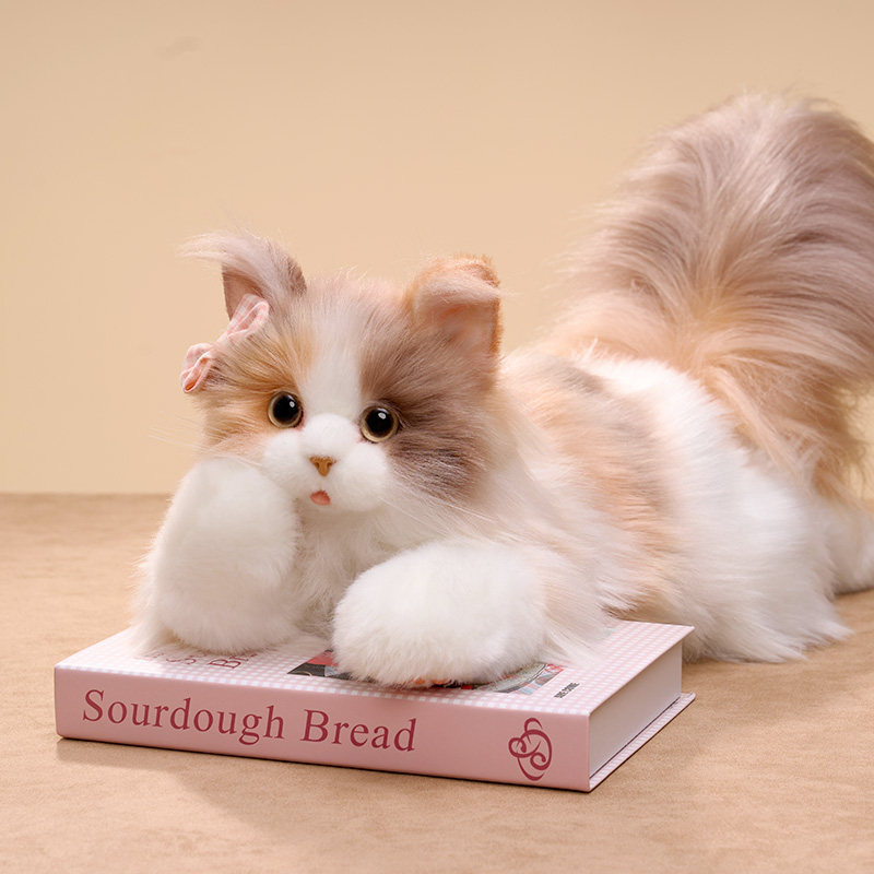 Simulated Cat Backpack, Ragdoll Cat Plush, High-End Simulated Cat, Girl Gift, Backpack, Kitten Doll, Genuine