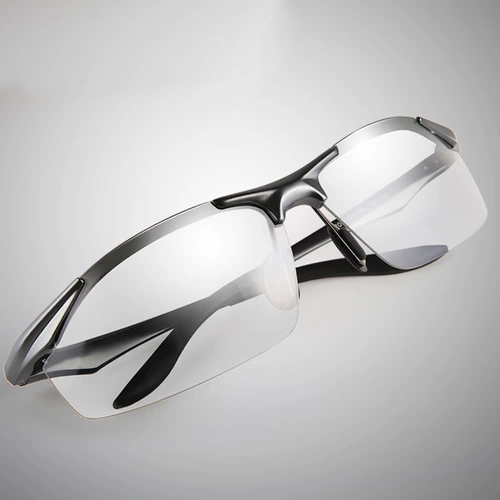 Интеллектуальные смены очки мужской HD Поляризатор вождение зеркало днем ​​и ночью Используйте солнцезащитные очки Мужчины, ведущие зеркало ночного видения