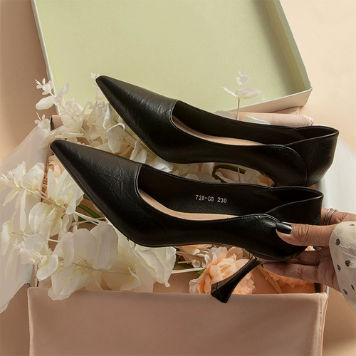 Обувь на высоком каблуке, рабочие туфли, против усталых ног, 2025 года, французский стиль