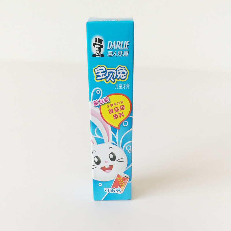 Black Baby Rabbit Children's toothpaste Coke taste 40g with fluorine-proof anti-sensitivity and anti-carious teeth deep and fresh
