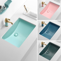 Square basin wash basin embedded ceramic wash basin creative toilet basin
