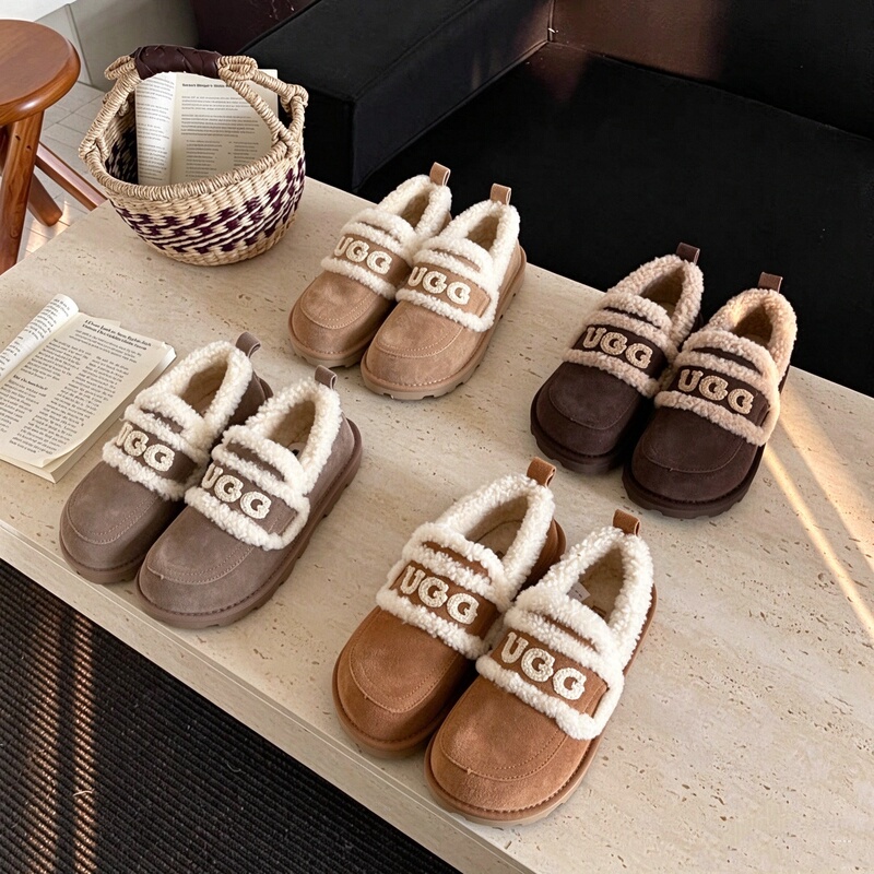 Australia 2026 New Style Snow Boots, Fur Integrated Short Boots, Height-Increasing, Non-Slip, Warm, Genuine Leather, Waterproof, Plush Towel Shoes