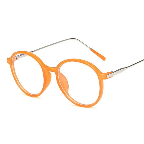Ретро оранжевые брендовые очки, популярно в интернете, в корейском стиле