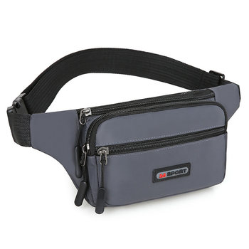 Multifunctional large capacity water-proof waist bag for men and women