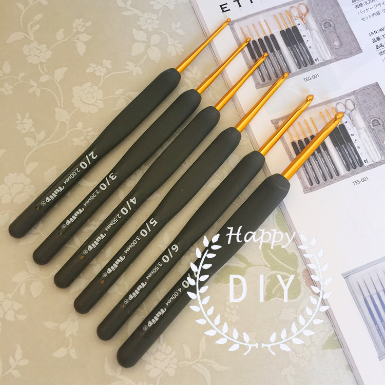 Japan imports TULIP Hiroshima Black Gold Hook T15 series knitting tool knife needle