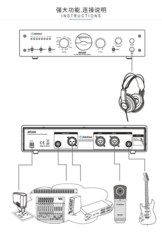 Micrô ghi âm Alctron / love MP200 chuyên nghiệp - Nhạc cụ MIDI / Nhạc kỹ thuật số