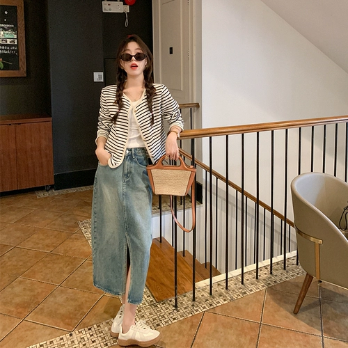 曾小咸 Модная весенняя ретро куртка для отдыха, короткий кардиган