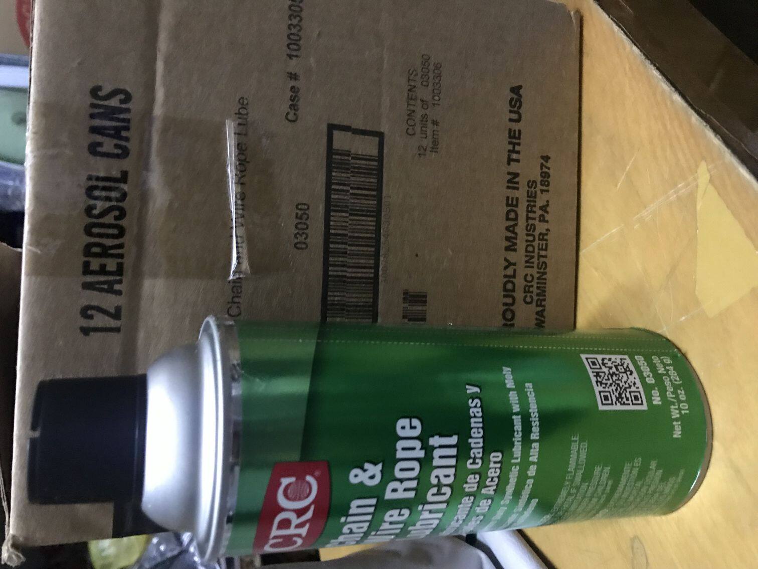 American original CRC03050 chain tightrope lubricant protective agent food grade chain cleaning agent