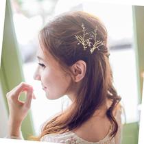 Mori Korean Net Red Girl hairclip antler headdress bangs bangs clip hair accessories hair card