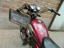 Memories] old object old motorcycle Happiness XF90 motorcycle produced in 1997 Old goods old goods out