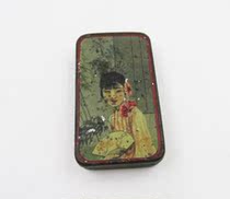 Recall] The delicate iron box is small in the country wearing a matchbox flag-gown sheet metal ~ beautiful female figure