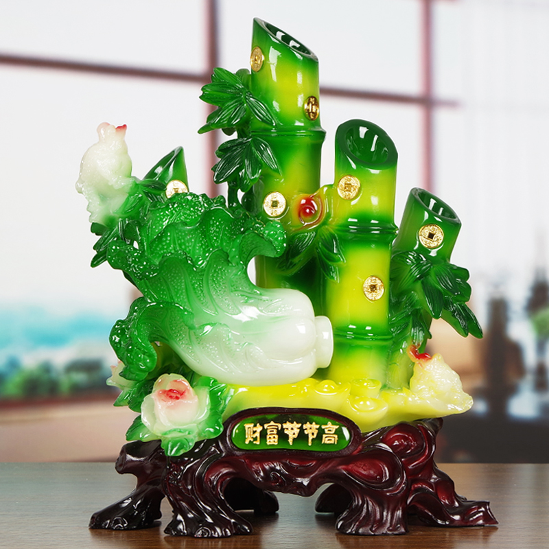 Yubamboo fixture Fortune festival high shop opening giftsHome living room TV cabinet decoration