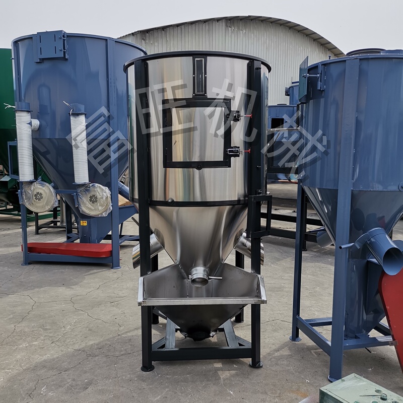 Industrial Large Vertical Mixer for Plastic Granules, Feed, Chemical Fertilizers, Chemical Products, and Grain; Dry Powder Mixing Machine