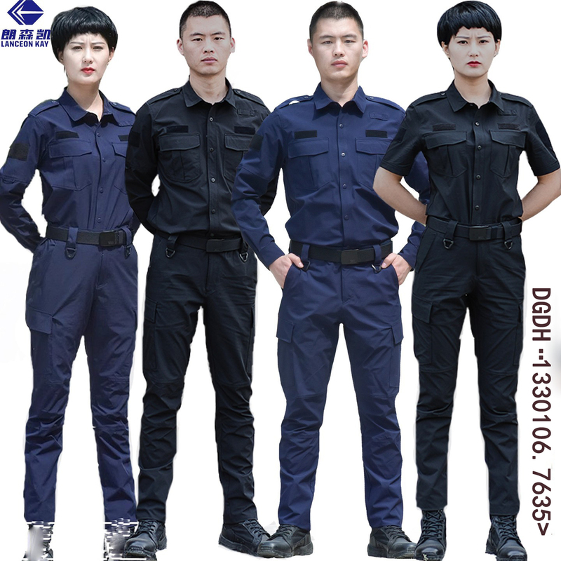 Langsenkai Genuine Spring and Summer Quick-Drying Tactical Clothing, Security Clothing, Firefighting Combat Rescue Instructor Clothing, Training Clothing, Work Clothing
