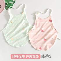 Total Cotton Age Baby Belly pocket Pure cotton Summer thin Newborn Double Lacing Belly baby Anti-cool kid