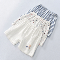 Total Cotton Age Children Shorts Summer Mens Baby Thin 30% Pants Casual Outwear Boy Home Pants Pure Cotton Overdraft