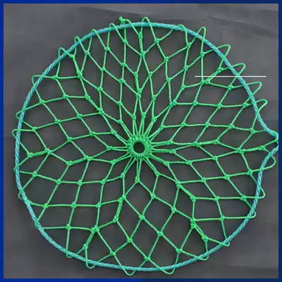Polyethylene well cover net green manhole anti-fall net sewer protection net sewage well inspection well safety net thickening