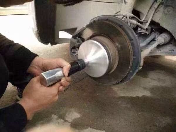 Hệ thống phanh xe bánh xe rỉ sét máy mài nhiệt độ cao đại lý bảo vệ mặt bích rỉ sét công cụ bảo trì đầu trục - Công cụ điện khí nén