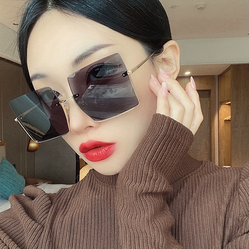 Ретро черные солнцезащитные очки, 2022, по фигуре, популярно в интернете