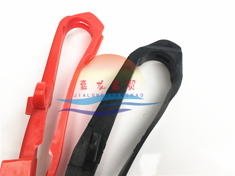 Hailing off-road motorcycle MX4678 Zhenglin guide chain glue Huayang T24T6 Noble S accessories chain pad flat fork glue