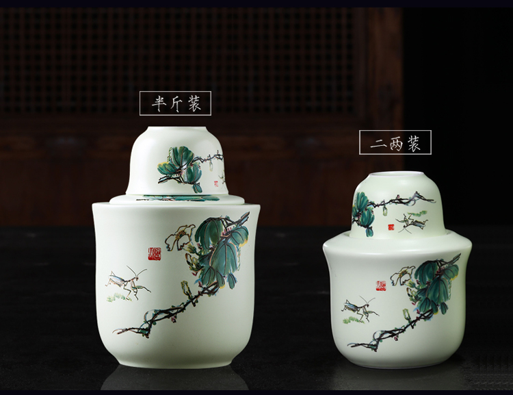 Jingdezhen ceramic wine temperature hot hip household of Chinese style of archaize hip suit rice wine liquor cup of hot he its drank