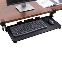 Keyboard bays free of punch to install mouse containing frame Desktop slide rail clip table lower bracket pull-out desk