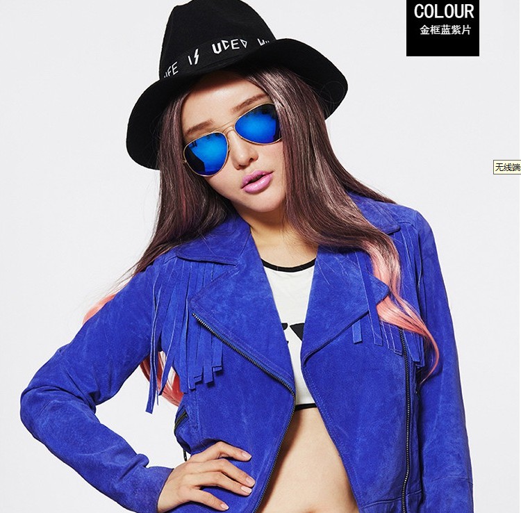 Small Red Book Tennis Red Sunglasses Female Tide Pilot Clams Mirror Driver Driving Man Driving Round Face With Slim Sunglasses