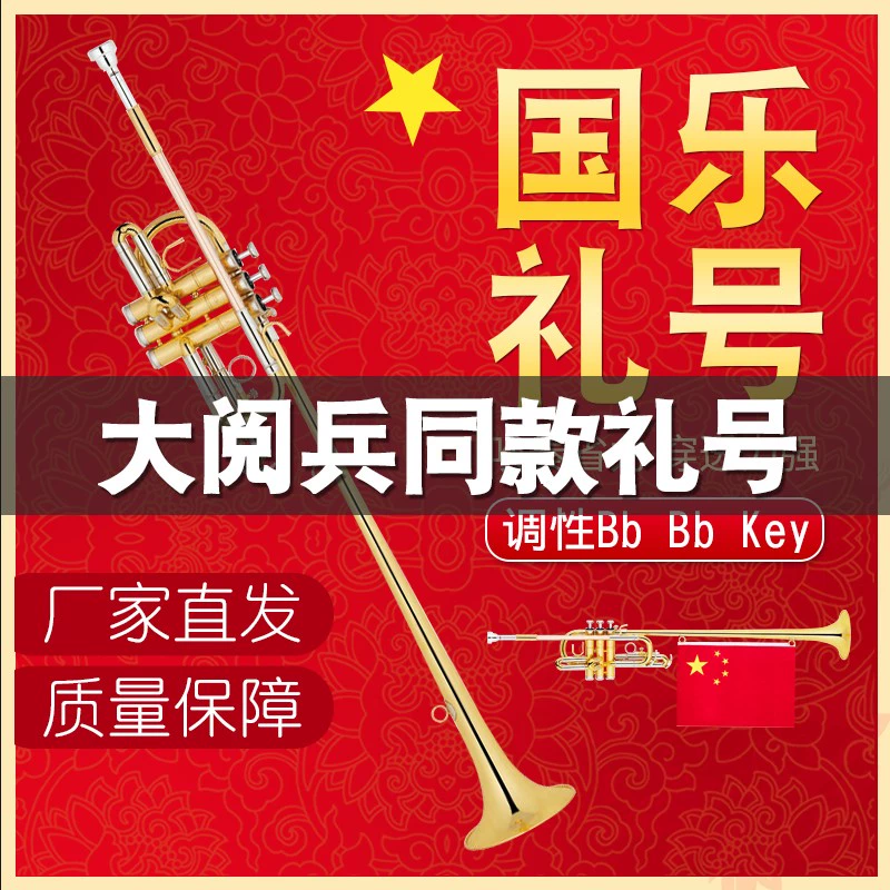 Wei Nuo Trumpet nhạc cụ United Military Band Grand Parade B-flat trumpet nhạc cụ kèn đồng kèn trombone - Nhạc cụ phương Tây
