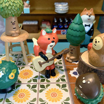 Japan Decole Zakka Creative Micro Landscape Flower Pot Resin Craft Pendulum Gift Forest Series