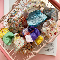 Senjia family doll house scene Flocking girl toys Small clothes accessories
