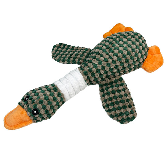 Pet toy dog ​​making noises pineapple velvet wild goose grinding teeth and cleaning teeth bones Teddy Bichon companion toy making sounds