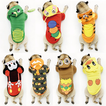 Fardou Baggie Autumn Winter Clothes Small And Medium Dog Dogs Teddy Winter Clothing clothing bulldog Pets Pet Grabbing Cotton Clothes