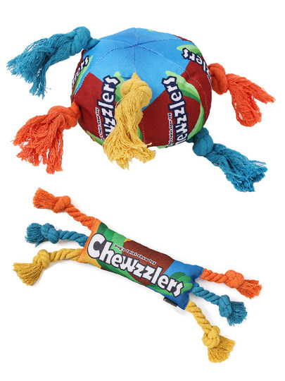 Pet Dog Toy Rainbow Knot Toy Sound Toy Teething Sound Toy Pet Supplies Medium Dog Toy