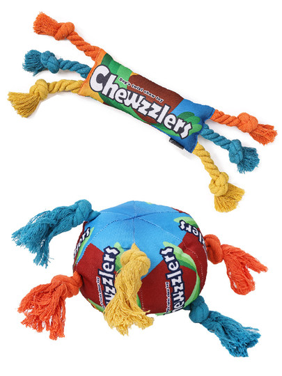 Pet Dog Toy Rainbow Knot Toy Sound Toy Teething Sound Toy Pet Supplies Medium Dog Toy