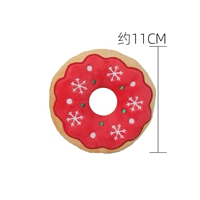 Красный пончик