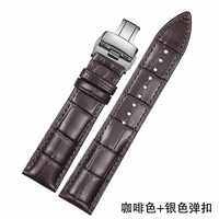 Коричневая+серебряная пряжка